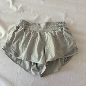 Lululemon Ice Blue Hotty Hot Shorts